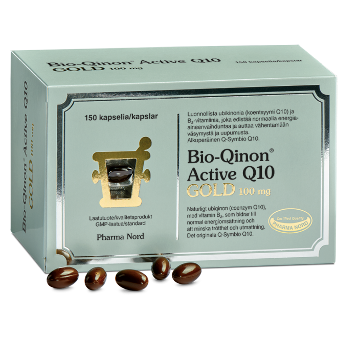 Bio-Qinon Q10 GOLD 100 mg 150 kaps kuva 2