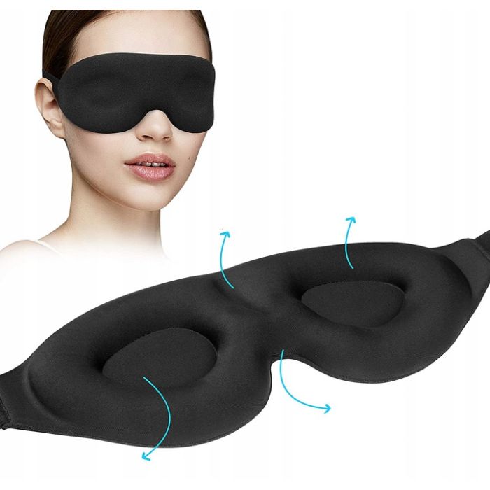Waya Premium 3D-unimaski musta 1 kpl kuva 5