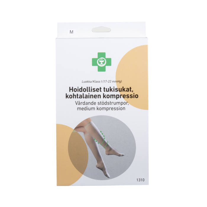 APTEEKKI Hoidolliset tukisukat, kohtalainen kompressio (lk. I) M beige 1 pari kuva 2