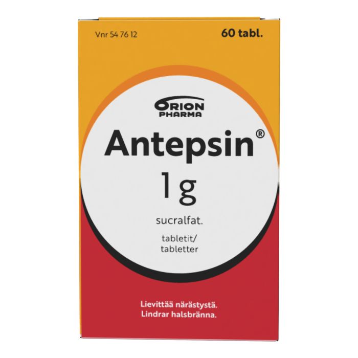 ANTEPSIN tabletti 1 g 60 fol