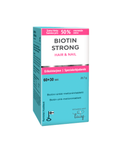 Biotin Strong kampanjapakkaus 60 + 30 90 tabl