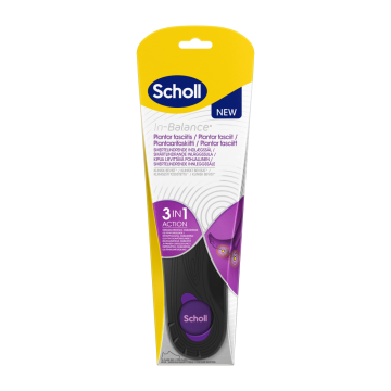 Scholl In-Balance pohjall. Plantar Fasciitis/M 1 kpl