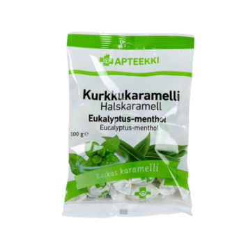 APTEEKKI Kurkkukaramelli Eukalyptus-menthol