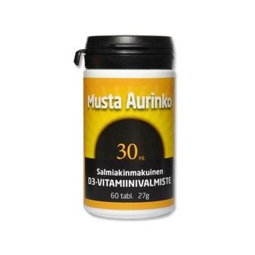 Musta Aurinko D3 30 mikrog 60 tabl