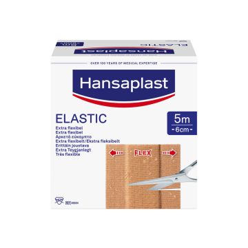 Hansaplast Elastic leikattava 5m x 6 cm ME3 1 kpl