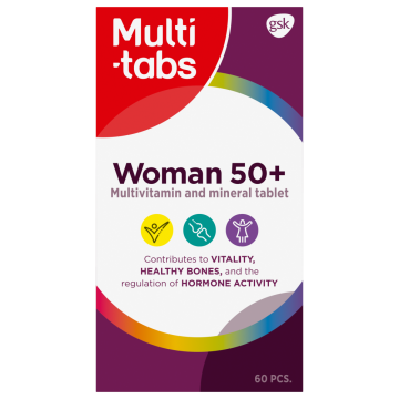 Multi-tabs Woman 50+ Monivitamiini 60 tabl
