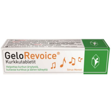GeloRevoice Kurkkutabl Sitrus-Mentoli 20 kpl