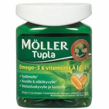 Möller Tupla Omega-3+A,D,E-vit