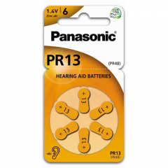 Kuulokojeparisto Panasonic PR13 6 kpl
