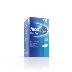 NICOTINELL MINT 2 mg lääkepurukumi 96 fol