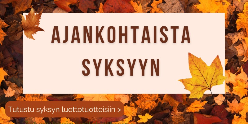 Syksyn suosikkituotteita banneri